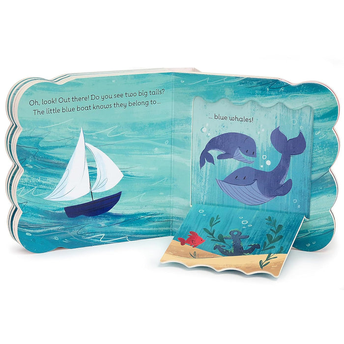 Little Blue Boat Chunky Flap Board Book