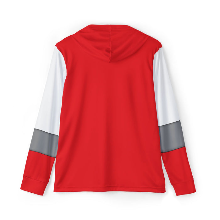 Liveman Red Falcon Hoodie (Full Print) Lightweight, Breathable, workout, pull over, fitness Hoodie Super Sentai Custom