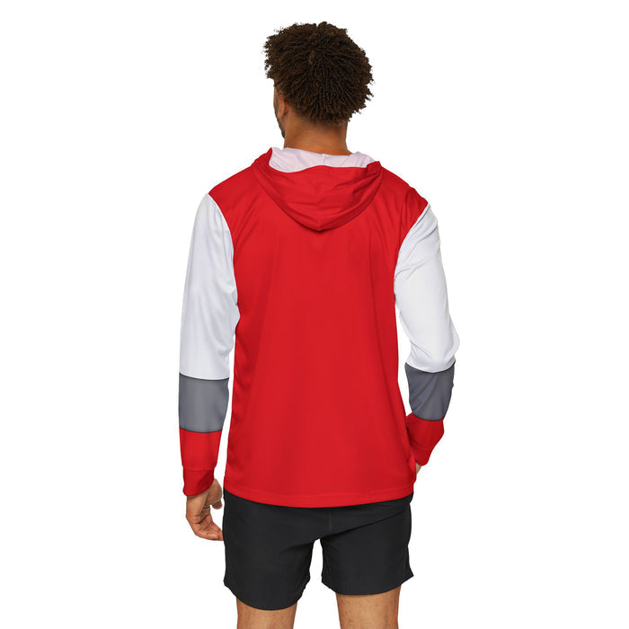 Liveman Red Falcon Hoodie (Full Print) Lightweight, Breathable, workout, pull over, fitness Hoodie Super Sentai Custom