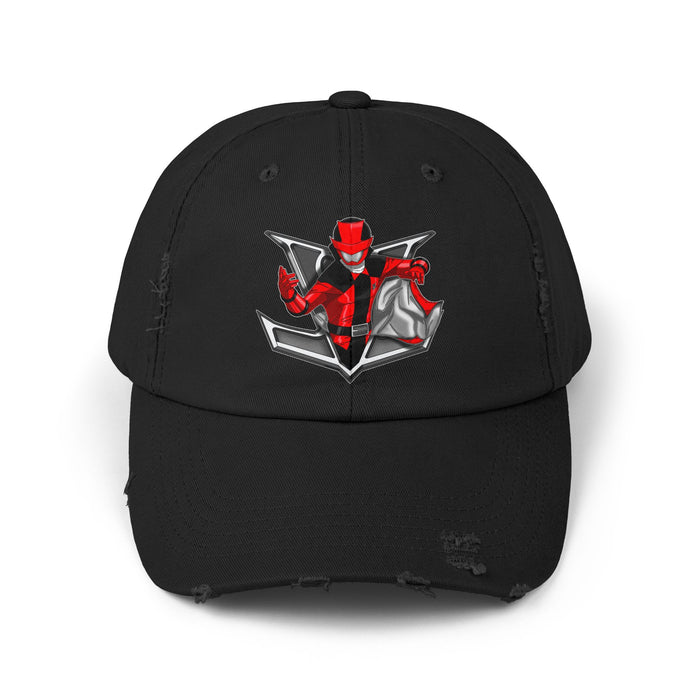 Lupinranger Lupin Red Distressed Hat Custom Graphic Art Cosplay Shirts Rangers Retro Vintage 90s
