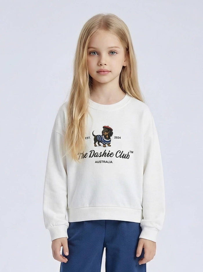 Mädchen Baumwoll-Sweatshirt