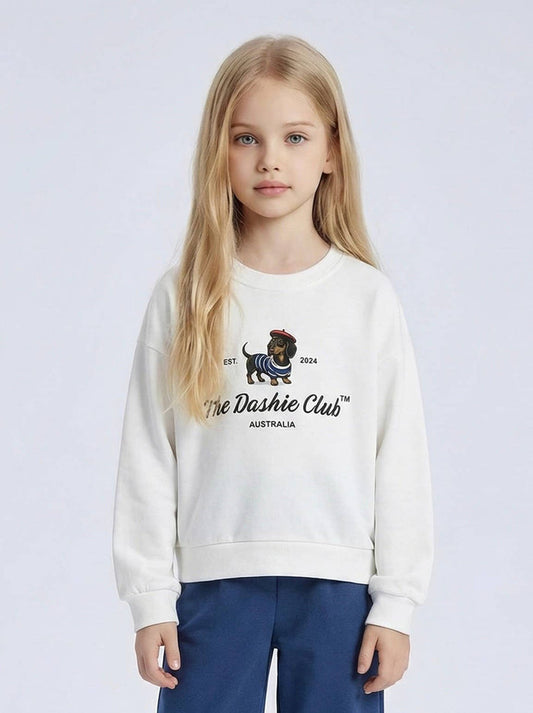 Mädchen Baumwoll-Sweatshirt