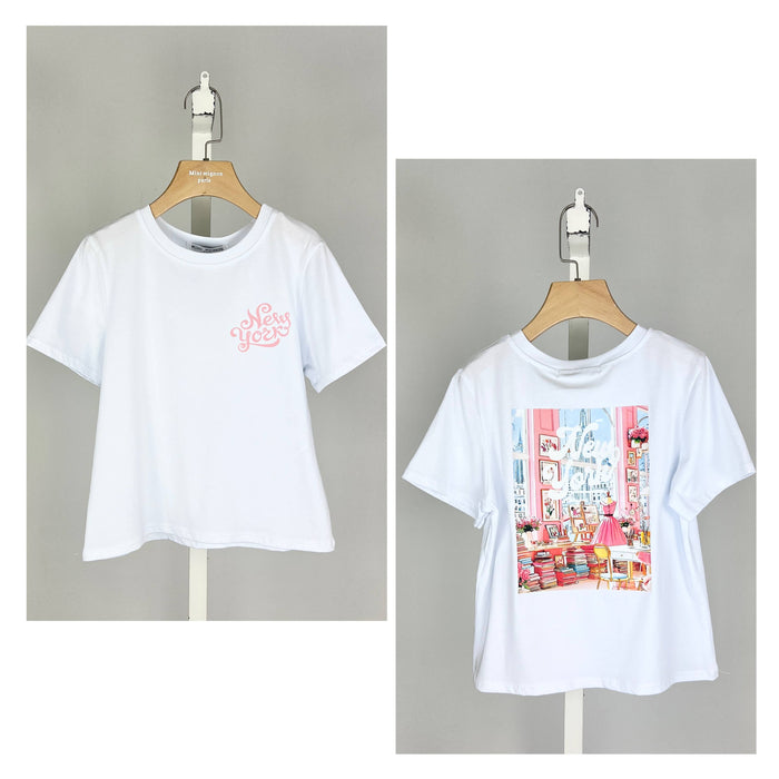 Mädchen-T-Shirt aus Baumwolle
