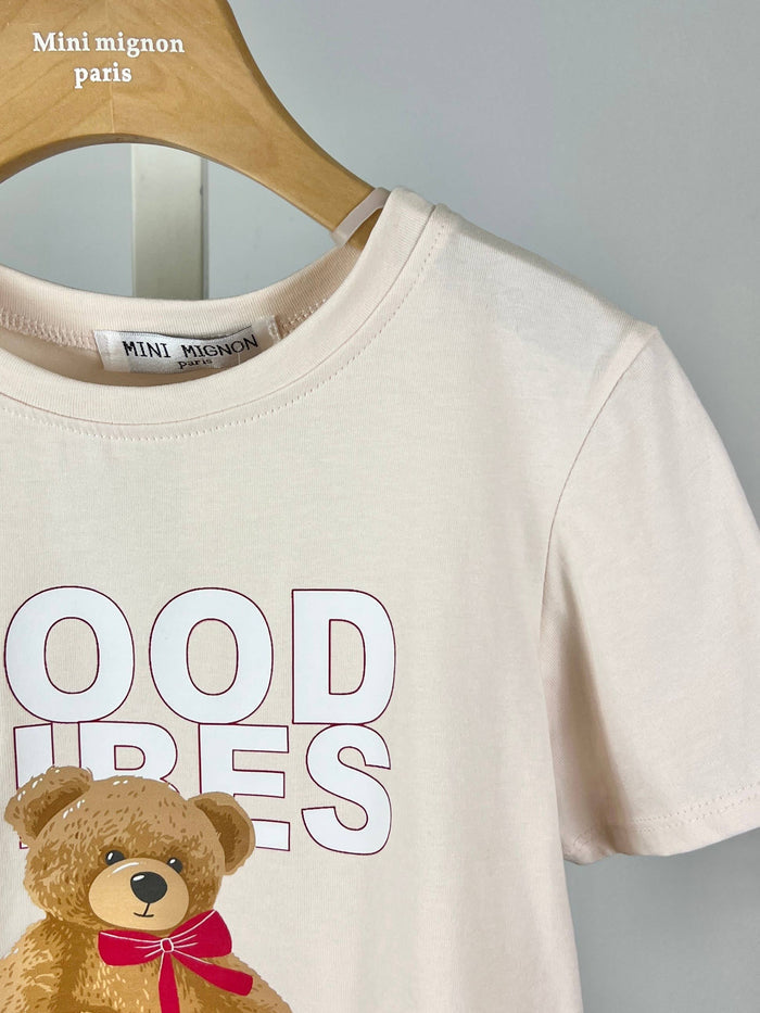 Mädchen T-Shirt Teddy