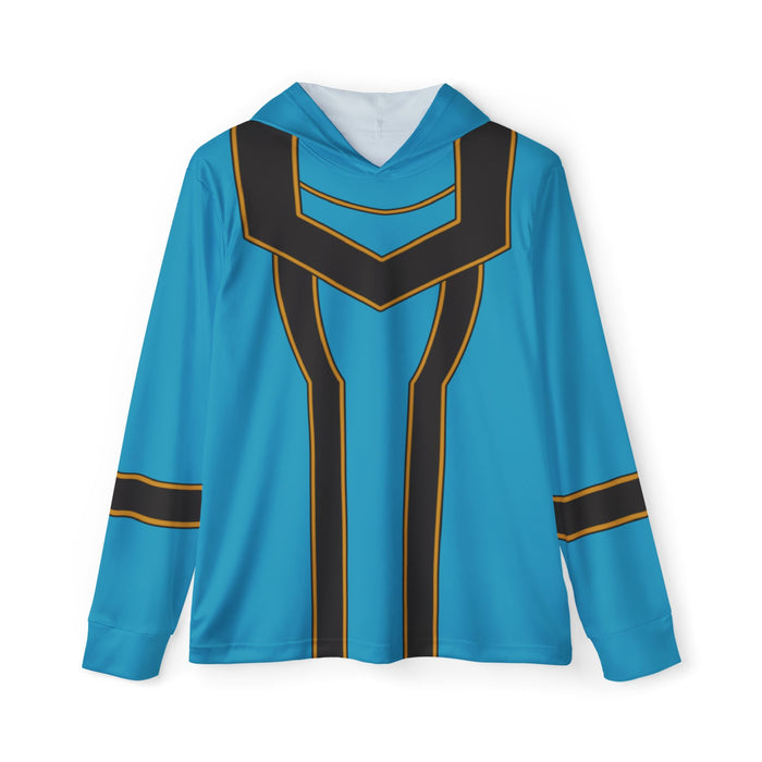 Magiranger Blue Hoodie (Full Print) Lightweight, Breathable, workout, pull over, fitness Hoodie Super Sentai Custom