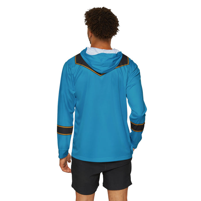 Magiranger Blue Hoodie (Full Print) Lightweight, Breathable, workout, pull over, fitness Hoodie Super Sentai Custom