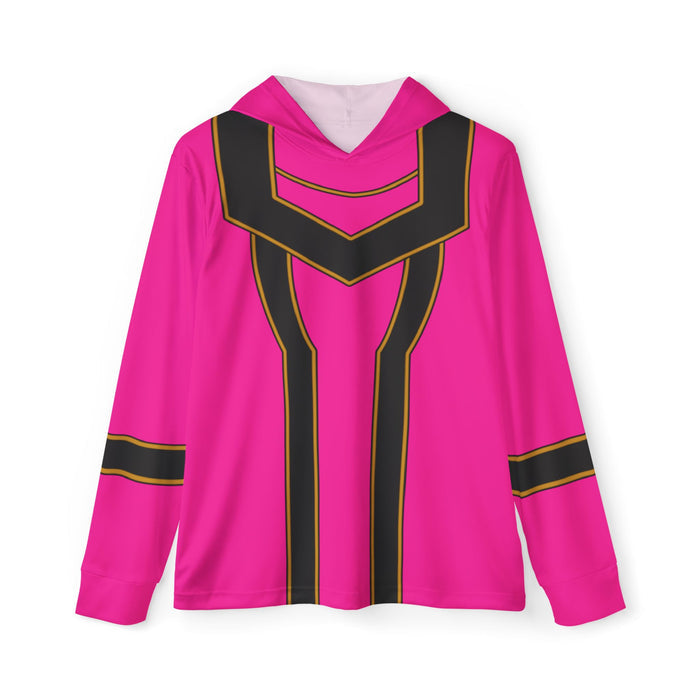Magiranger Pink Hoodie (Full Print) Lightweight, Breathable, workout, pull over, fitness Hoodie Super Sentai Custom