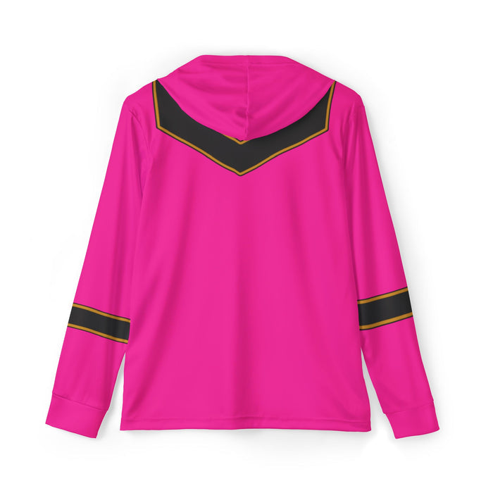 Magiranger Pink Hoodie (Full Print) Lightweight, Breathable, workout, pull over, fitness Hoodie Super Sentai Custom