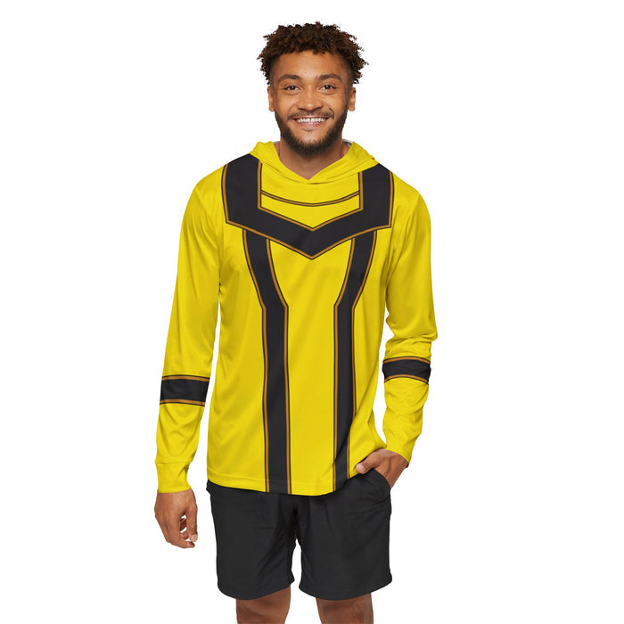 Magiranger Yellow Hoodie (Full Print) Lightweight, Breathable, workout, pull over, fitness Hoodie Super Sentai Custom