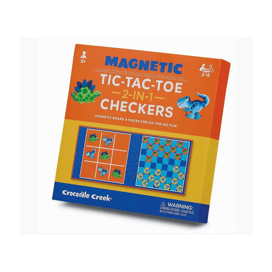 Magnetic Game Tic Tac Toe & Checkers