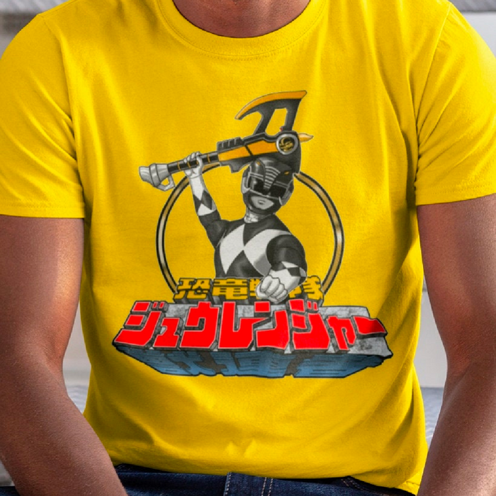 Mammoth Ranger Tee Super Sentai T Shirt Custom Graphic Art Cosplay Shirts Rangers Retro Vintage 90s