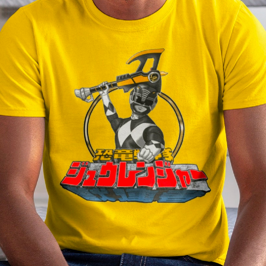Mammoth Ranger Tee Super Sentai T Shirt Custom Graphic Art Cosplay Shirts Rangers Retro Vintage 90s