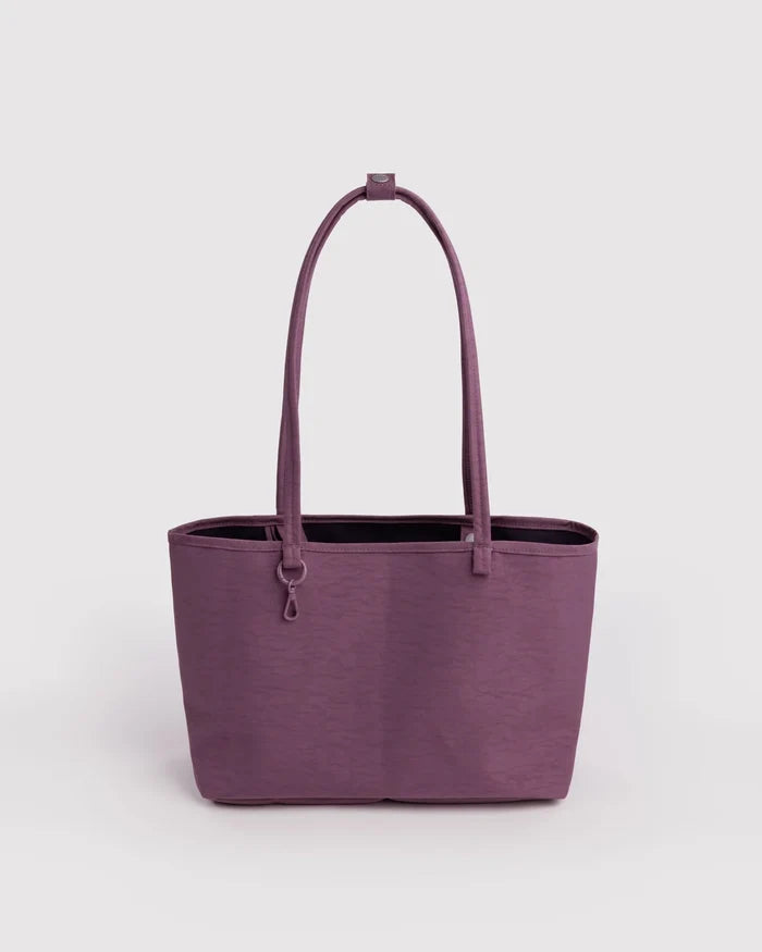 MEDIUM NYLON REVERSIBLE TOTE - WILD PLUM MIX