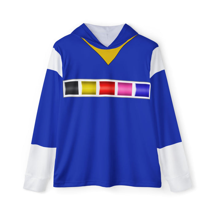 Megaranger blue Hoodie (Full Print) Super Sentai Lightweight, Breathable, workout, pull over, fitness Hoodie Super Sentai Custom