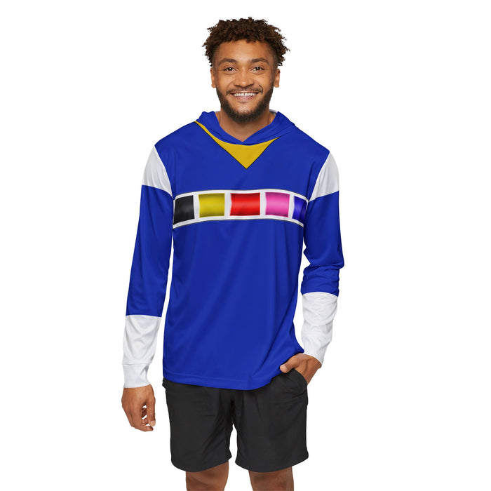 Megaranger blue Hoodie (Full Print) Super Sentai Lightweight, Breathable, workout, pull over, fitness Hoodie Super Sentai Custom