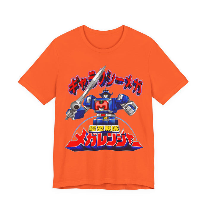Megaranger Galaxy Mega Tee Custom Graphic Art Cosplay Shirts Rangers Retro Vintage 90s
