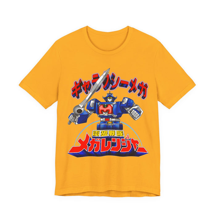 Megaranger Galaxy Mega Tee Custom Graphic Art Cosplay Shirts Rangers Retro Vintage 90s