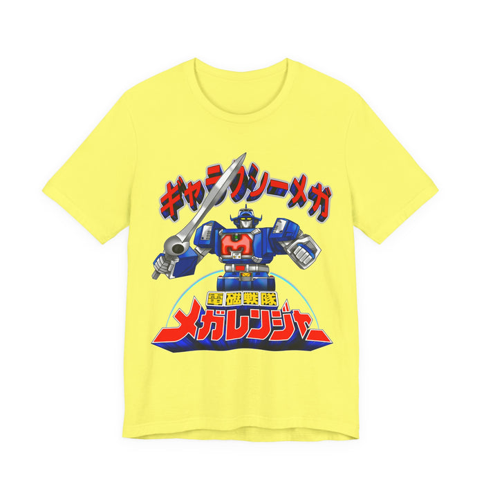 Megaranger Galaxy Mega Tee Custom Graphic Art Cosplay Shirts Rangers Retro Vintage 90s