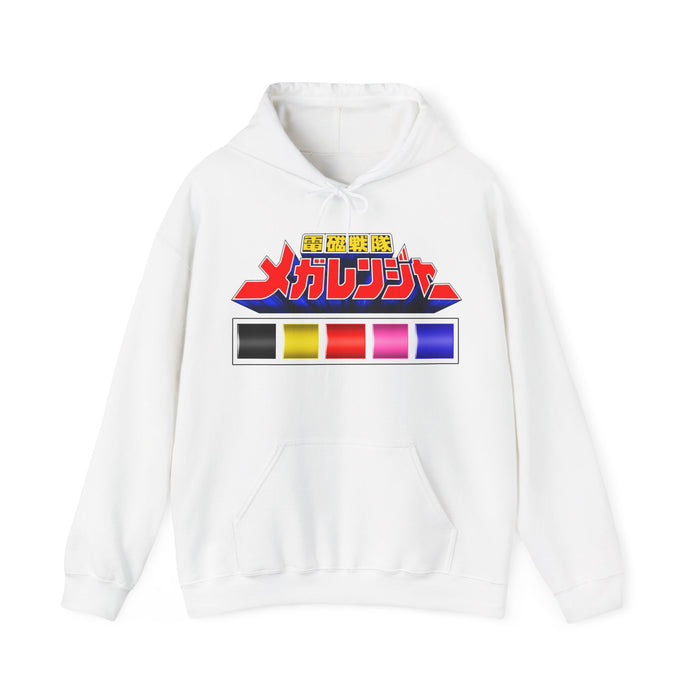Megaranger Hoodie Super Sentai T Shirt Custom Graphic Art Cosplay Shirts Rangers Retro Vintage 90s