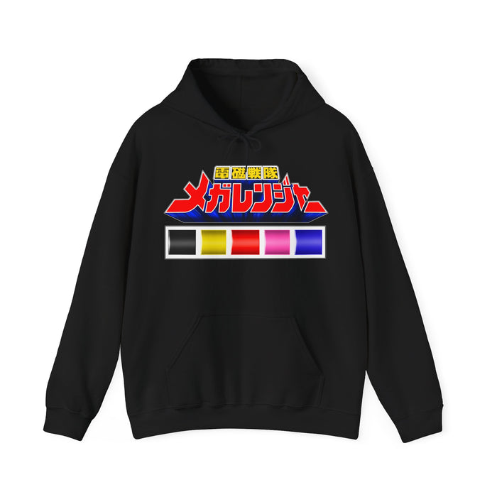 Megaranger Hoodie Super Sentai T Shirt Custom Graphic Art Cosplay Shirts Rangers Retro Vintage 90s
