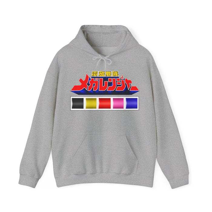 Megaranger Hoodie Super Sentai T Shirt Custom Graphic Art Cosplay Shirts Rangers Retro Vintage 90s
