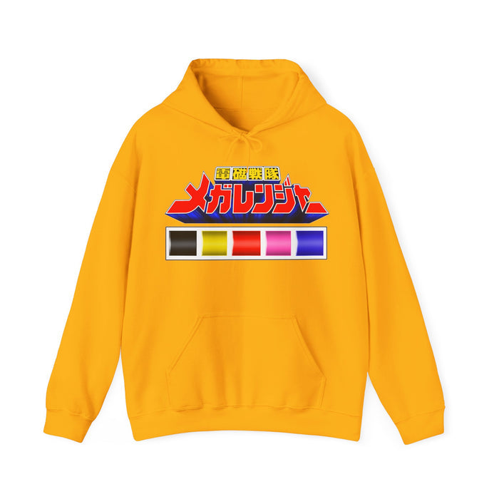 Megaranger Hoodie Super Sentai T Shirt Custom Graphic Art Cosplay Shirts Rangers Retro Vintage 90s