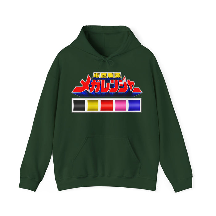 Megaranger Hoodie Super Sentai T Shirt Custom Graphic Art Cosplay Shirts Rangers Retro Vintage 90s