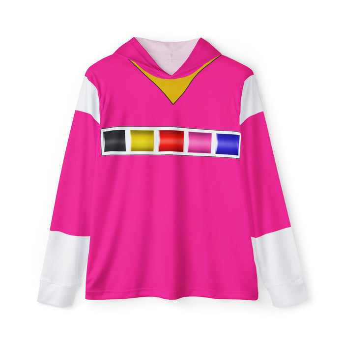 Megaranger Pink Hoodie (Full Print) Lightweight, Breathable, workout, pull over, fitness Hoodie (Full Print) Super Sentai Custom