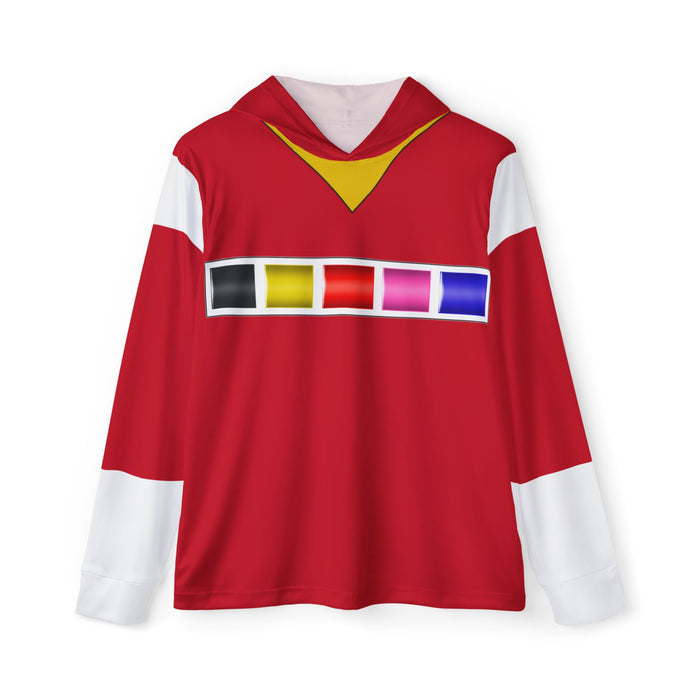Megaranger Red Hoodie (Full Print) Lightweight, Breathable, workout, pull over, fitness Hoodie Super Sentai Custom