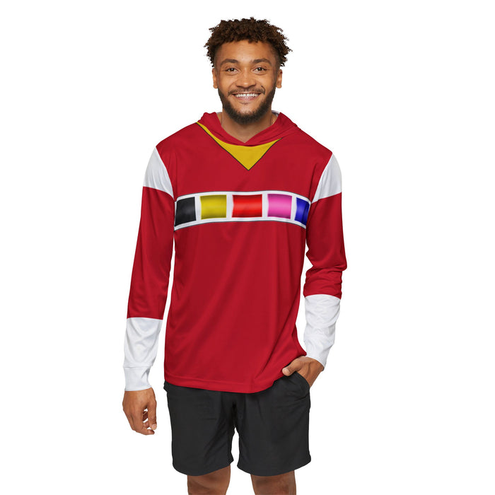 Megaranger Red Hoodie (Full Print) Lightweight, Breathable, workout, pull over, fitness Hoodie Super Sentai Custom