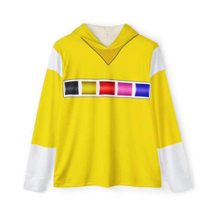 Megaranger Yellow Hoodie (Full Print)  Lightweight, Breathable, workout, pull over, fitness Hoodie (Full Print) Super Sentai Custom