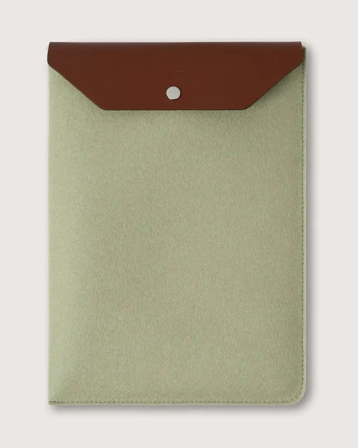 Merino Wool Laptop Sleeve - Dew Sienna