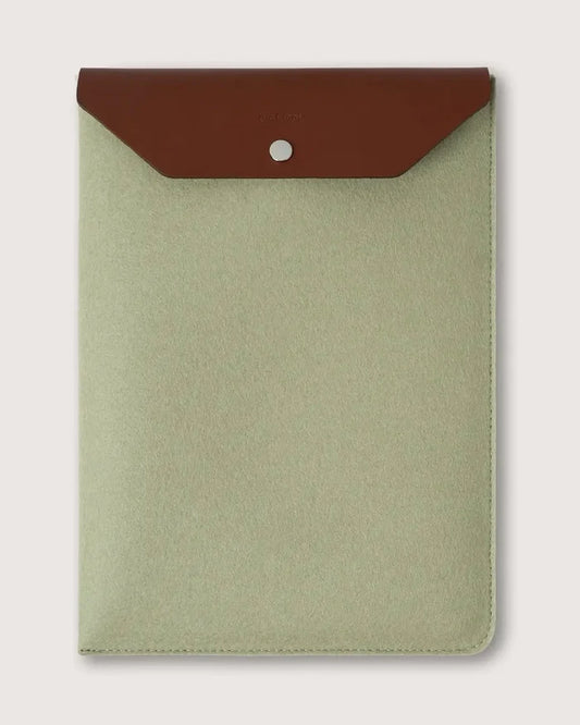Merino Wool Laptop Sleeve - Dew Sienna