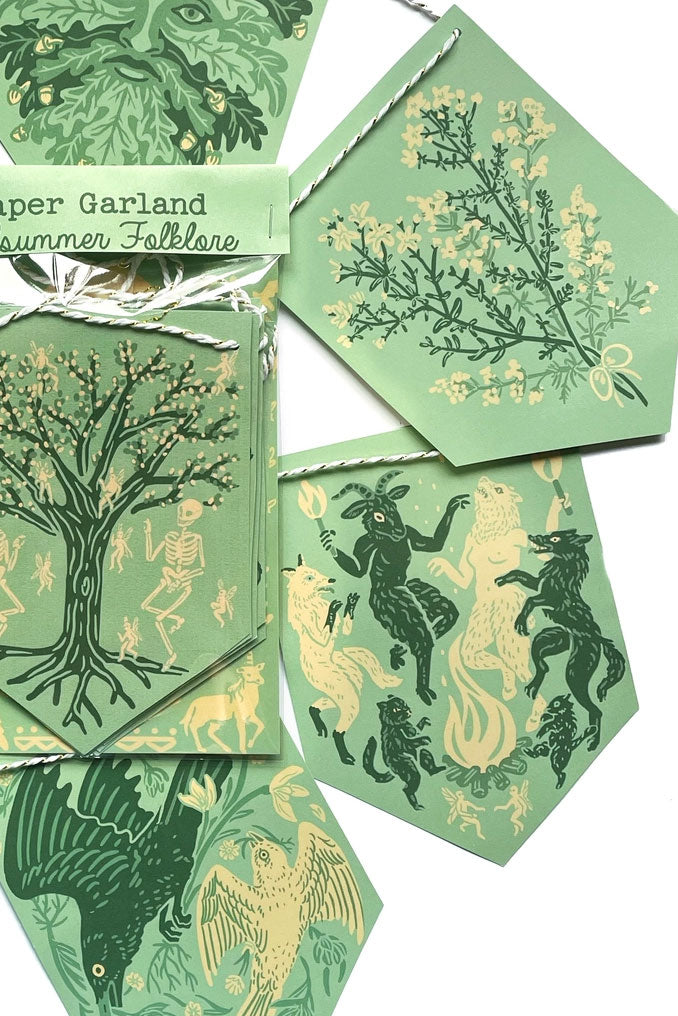 Midsummer Folklore - Paper Garland