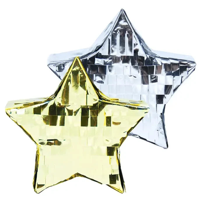 Mini 4" Gold Star Refillable Pinata