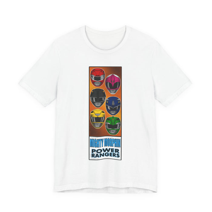 MMPR Comic Box Tee Super Sentai T Shirt Custom Graphic Art Cosplay Shirts Rangers Retro Vintage 90s