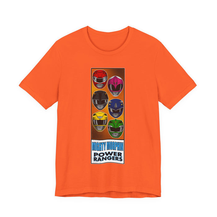MMPR Comic Box Tee Super Sentai T Shirt Custom Graphic Art Cosplay Shirts Rangers Retro Vintage 90s