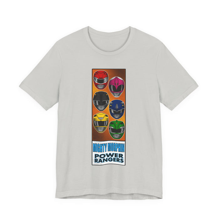 MMPR Comic Box Tee Super Sentai T Shirt Custom Graphic Art Cosplay Shirts Rangers Retro Vintage 90s