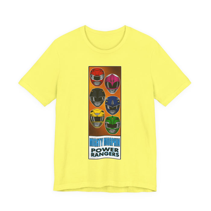 MMPR Comic Box Tee Super Sentai T Shirt Custom Graphic Art Cosplay Shirts Rangers Retro Vintage 90s