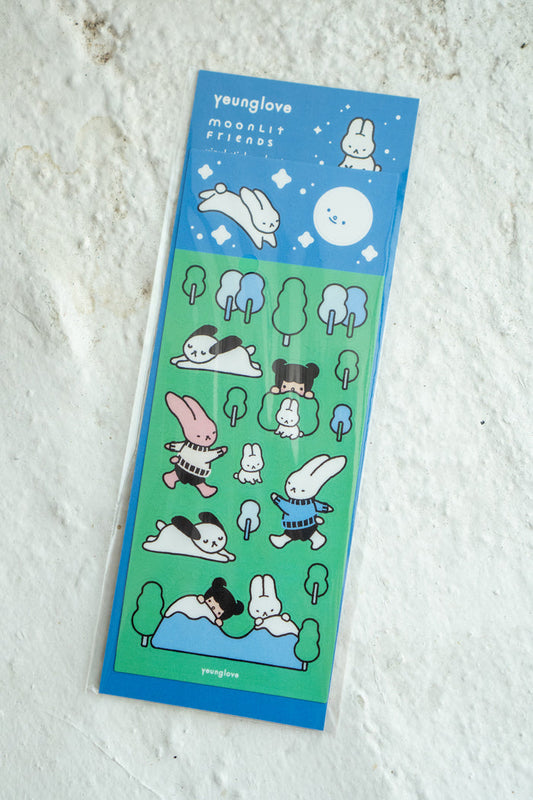 Moonlit Friends Sticker Strip