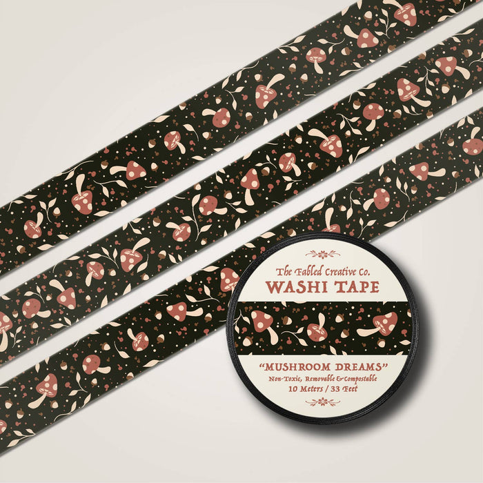 Mushroom Dreams Washi Tape