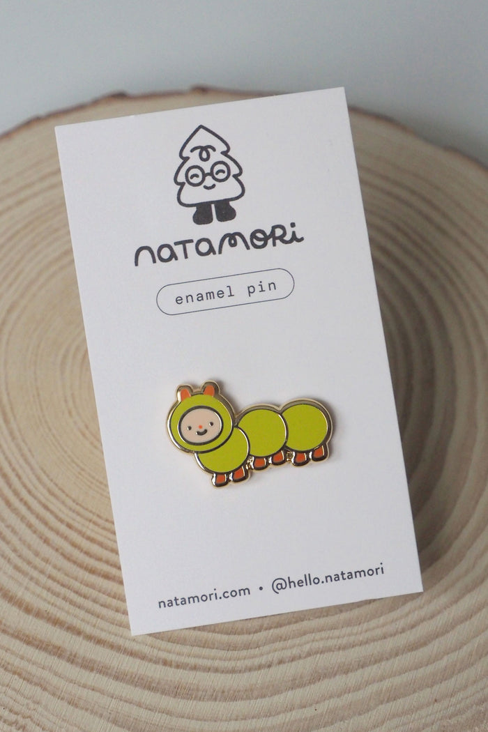 Natamori Caterpillar Pin