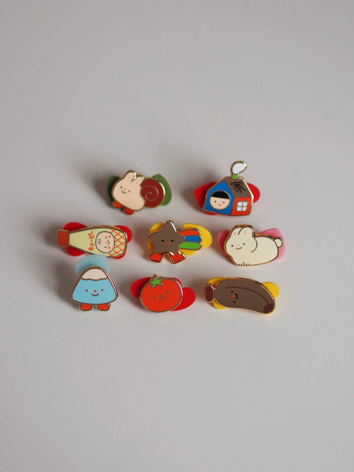 Natamori Home Enamel Pin