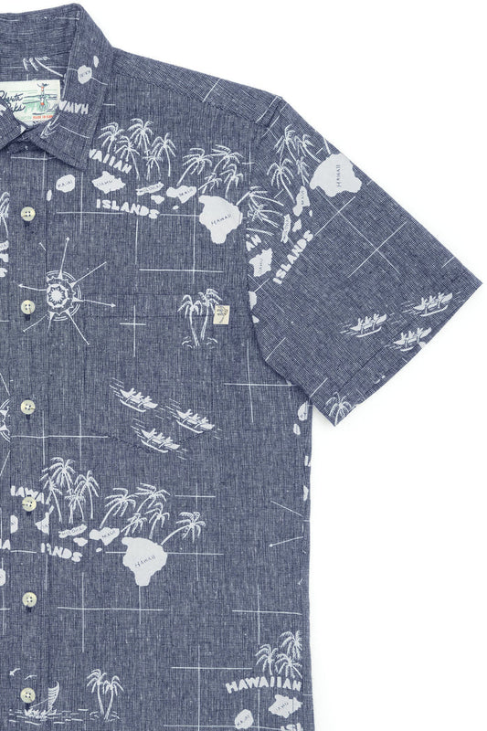 Navigation Indigo Linen