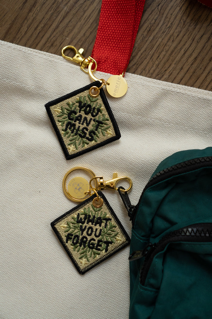 Never Meant - Embroidered Keychain