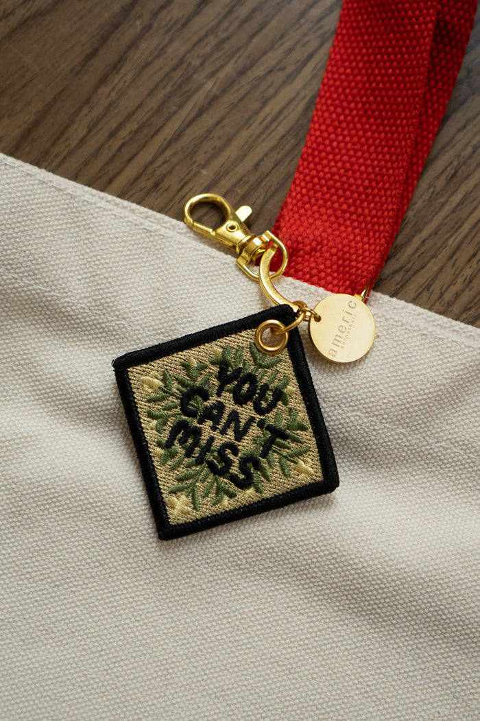 Never Meant - Embroidered Keychain