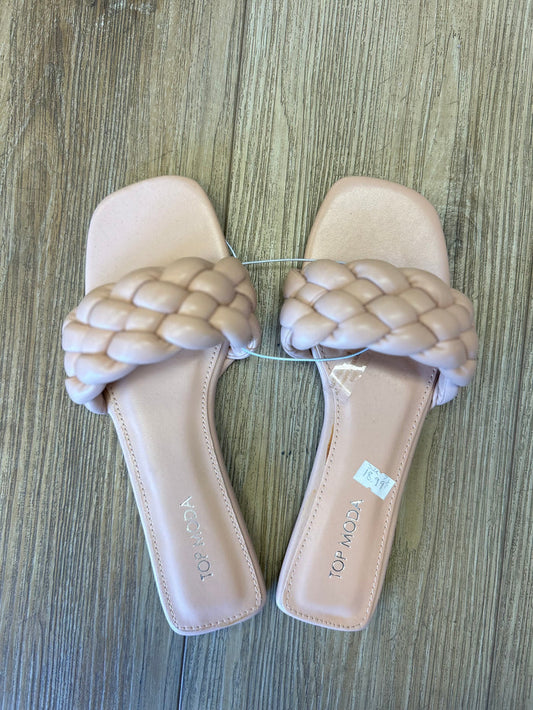 Nude Braided Sandals