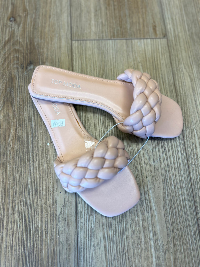 Nude Braided Sandals