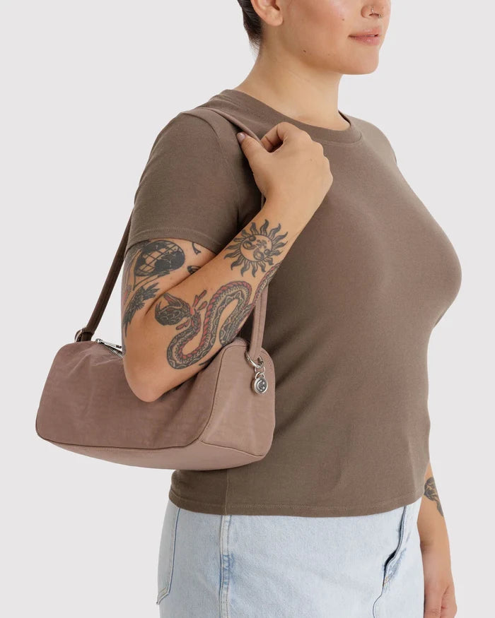 NYLON LOAF BAG - ALMOND