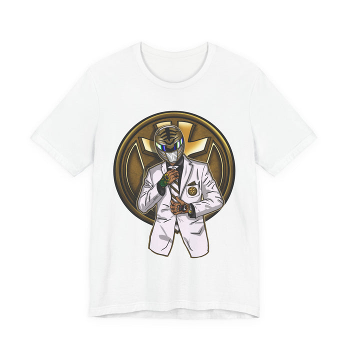 OG White Ranger Tee Super Sentai T Shirt Custom Graphic Art Cosplay Shirts Rangers Retro Vintage 90s